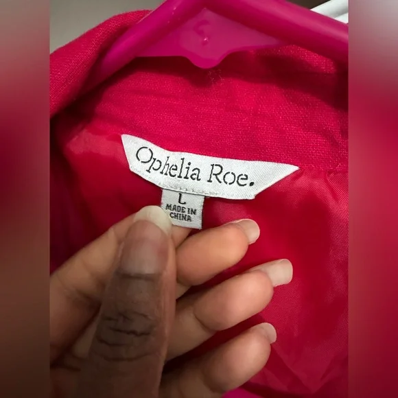 Chic Fuchsia Blazer for Women Size L - Picture 2 of 2